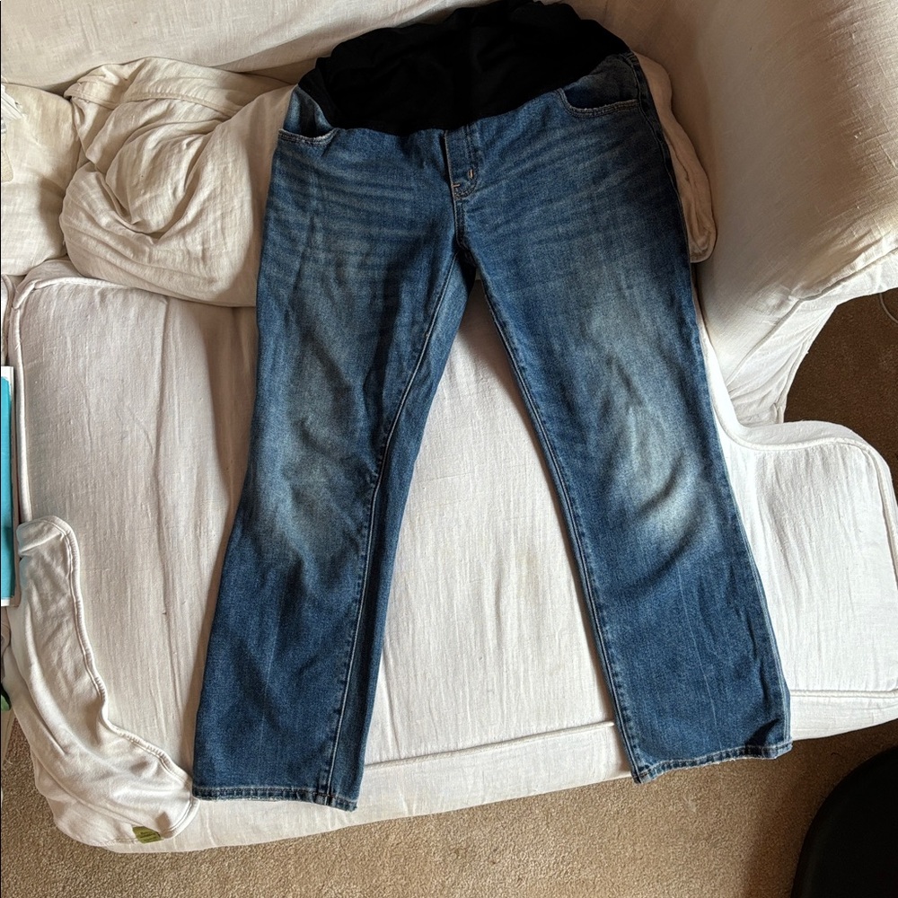 HATCH Over the bump straight maternity jean size 28 EUC - Picture 3 of 3